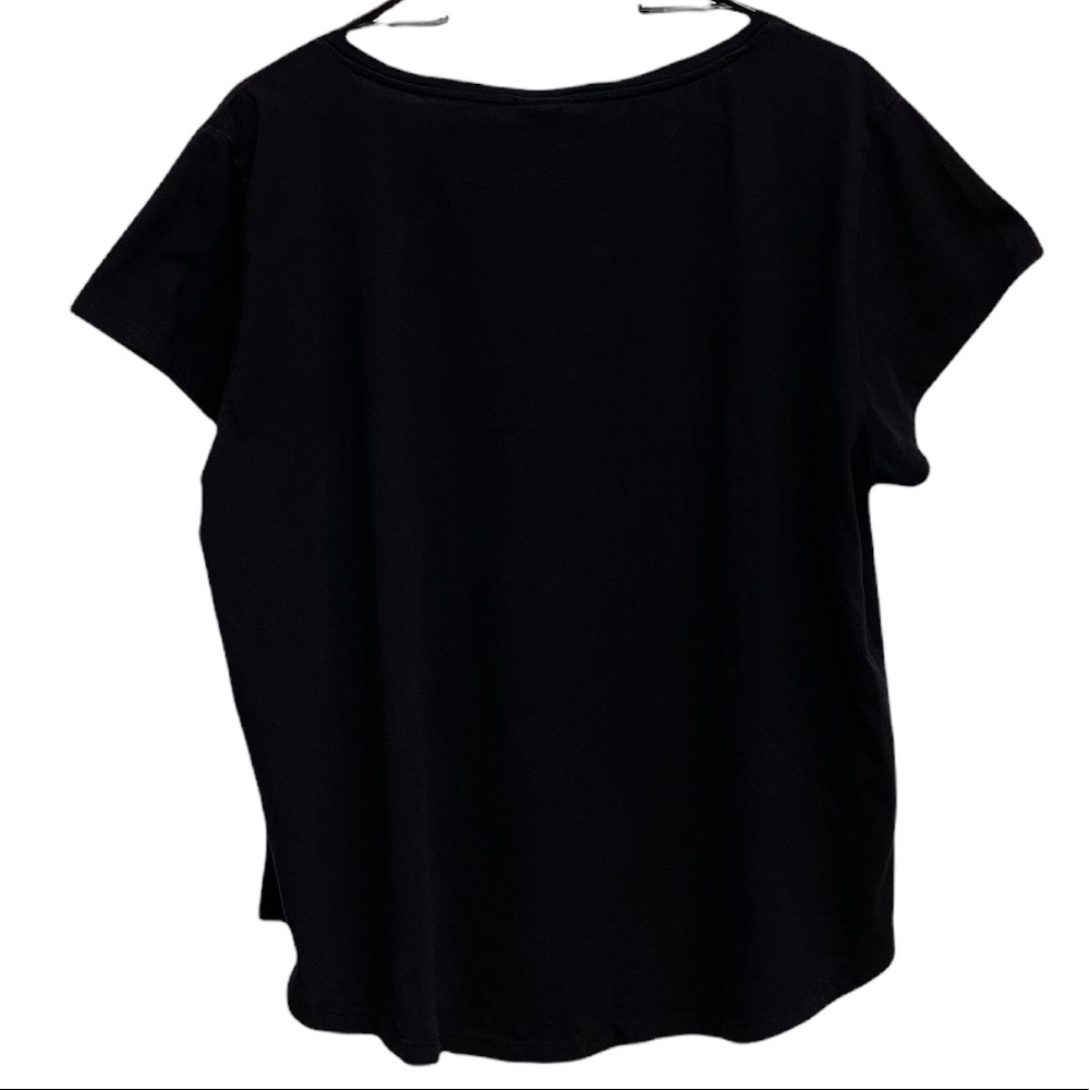 H&M Basic Short Sleeve Black Shirt Size XL - Picture 2 of 3